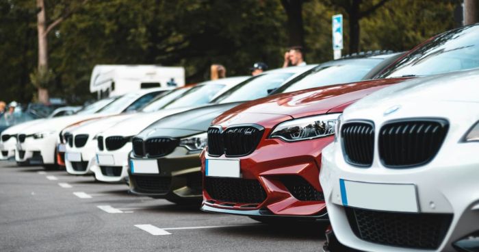 Auto na pobřežní silnici na Havaji